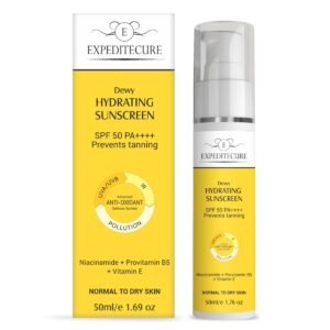 EXPEDITECURE Dewy Sunscreen with Naicinamide for Non Greasy Lightweight Dewy Look 50ML